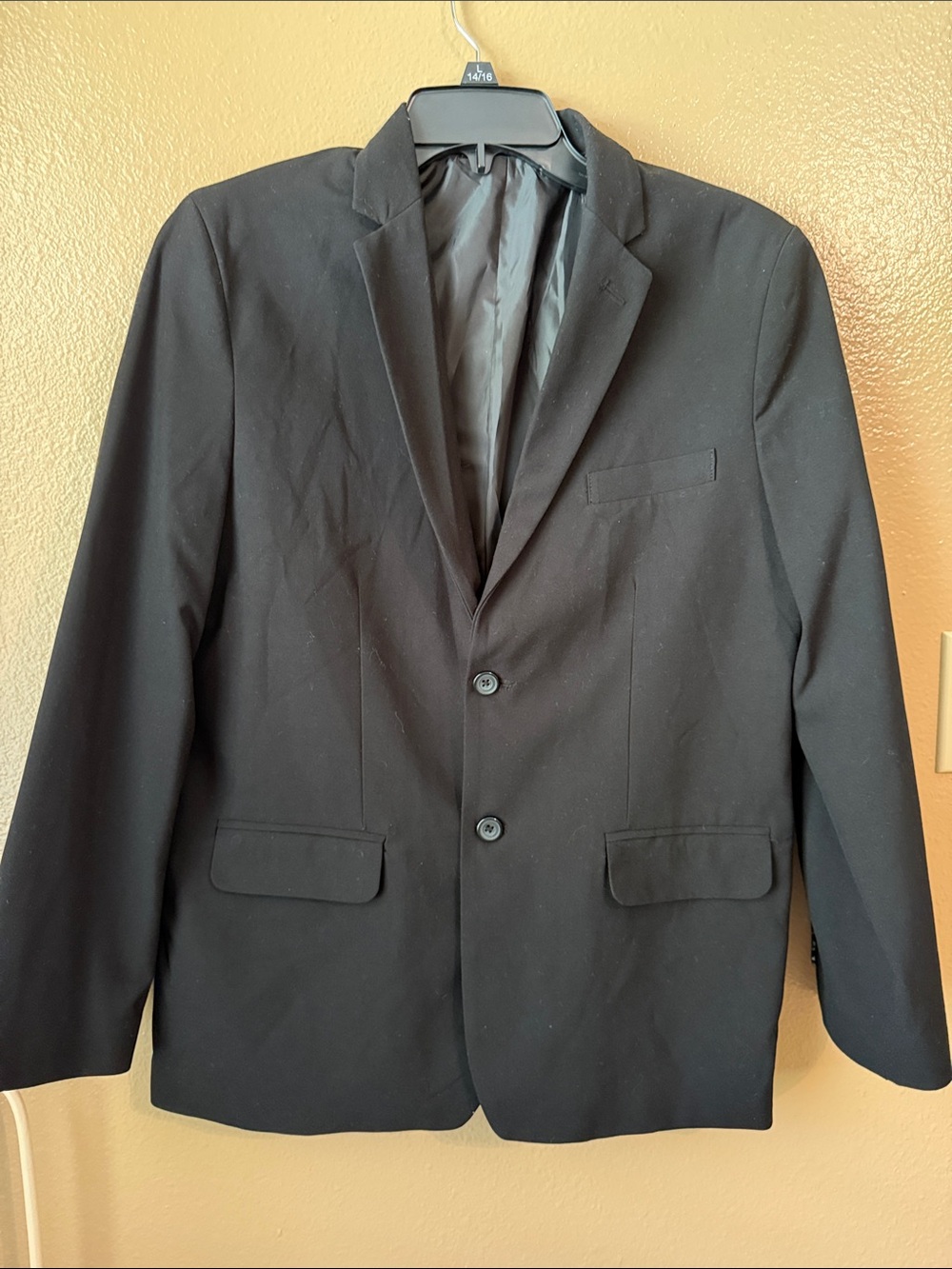 Van Heusen Black kids Two-Button Blazer size 18 Husky